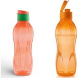 Genelec Tupperware 750 ml 2 Li Suluk Karpuz Rengi ve Turuncu