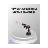 GENELOEM 48V Kablosuz Yıkama Makinesi – 2 Pil Köpük Tankı ve Ayarlanabilir STEPCO2905-6127