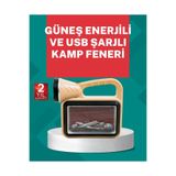 GENELOEM Alev Efektli Güneş Enerjili Lamba – Su Geçirmez STEPCO8443-3514