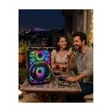 GENELOEM Taşınabilir Bluetooth Speaker Mikrofonlu Rgb Işıklı Karaoke Ses Sistemi - Korbx6747-9742