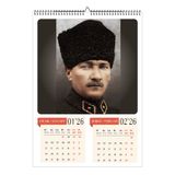 GenelTedarik 2026 ATATÜRK DUVAR TAKVİMİ-İNKJET KAĞIDA MÜKEMMEL BASKI KALİTESİ