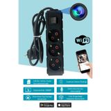 GenelTedarik 3'lü Korumalı bebek bakıcı Priz Güvenlik Kamerası Siyah Wİ-Fİ 1080P HD 4K CCTV Kamera