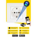 GenelTedarik Bebek Bakıcı Hasta Bakıcı Beyaz Duvar Priz Güvenlik Kamerası Wİ-Fİ 1080P HD 4K CCTV Kamera