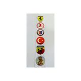 GenelTedarik ÇOKLU HOLOGRAM LOGO 5cm 6 ADET ARABA ÖN CAM STİCKER MOTOR, BİSİKLET STİCKER ETİKET