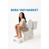 GenelTedarik Klozet Taburesi Klozet Basamak Klozet Ayaklığı - Kırmızı