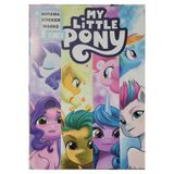 GenelTedarik My little Pony Boyama Kitabı Stickerlı Arka Kapak Kesilerek Maskeli Boyanacak Sayfa Sayısı 16