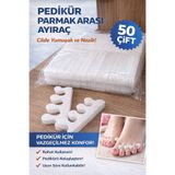 GenelTedarik PAWLENCE PEDİKÜR PARMAK ARASI KULLAN AT AYIRICI 50 ÇİFT