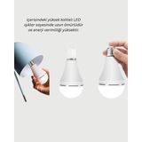 General 30W Şarjlı LED Ampul E27 Duy %80 Enerji Tasarruflu Soğuk Beyaz - 1 m - Çok Renkli