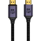 General Ally HDMI To HDMI 8k Hd 2.1uhd Mıknatıs Başlıklı Kablo 2 METRE-(5775) - Belirtilmemiş - Çok Renkli