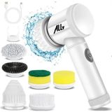 General Ally Magic Brush 5in1 Fırça Başlıklı Şarjlı Temizleme Fırçası Banyo/fayans/zemin TEMIZLEYICI-(5775) - Belirtilmemiş