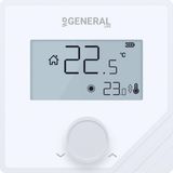 General Aruna HT25S RF Beyaz Kablosuz Oda Termostatı