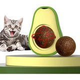 General Avokado Dönen Kedi Nanesi Cat Oyun Topu Doğal Kedi Oyuncağı - Çok Renkli