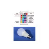 General Electric Led Uzaktan Kumandalı Renk Değiştiren Ampul Rgb 9w Beyaz Lamba Ve Renkli Ampul