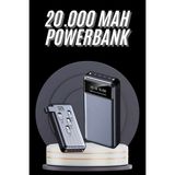 General Hızlı Şarj Özellikli 20.000 Mah Dijital Göstergeli USB Girişli Android ve Ios Uyumlu Powerbank - Çok Renkli