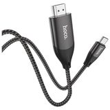 General Hoco UA16 Type-C To HDMI 4K 30hz Ses ve Görüntü Aktarma KABLOSU-(5775) - Belirtilmemiş - Çok Renkli