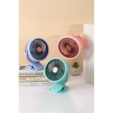 General Home PF Serisi Kıskaçlı Taşınabilir Masaüstü Fan | USB Şarjlı, Sessiz, Mini Klipsli Fan