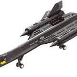 General Jim's SR-71 Blackbird Yapı Seti - Havacılık Meraklıları için 183 Parça Askeri Model, 17,1 inç Ekran, Büyük Markalarla Uyumlu, Otantik Çıkartmalar, Genç ve Yetişkin Koleksiyoncuları için