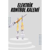 General Kontrol Kalemi Çift Taraflı Uçlu Elektrik Akım Test Cihazı - Çok Renkli - Belirtilmemiş
