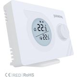 General Life Mitra HT220 Rf Kablosuz Dijital Oda Termostatı - Beyaz
