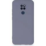 General Mobile Gm 20 Kılıf Nano Içi Kadife Silikon - GRI-(5796)