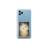 General Mobile GM 21 ile Uyumlu Burç Kartları Yay Tasarımlı Şeffaf Silikon Kılıf