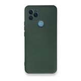 General Mobile Gm 21 Kılıf Nano Içi Kadife Silikon - Koyu Yeşil