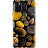 General Mobile Gm 21 Plus Kılıf Desenli Baskılı Tpu Rubber Kapak Renkli Taşlar - 001-Renkli