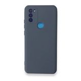 General Mobile Gm 21 Plus Kılıf Nano Içi Kadife Silikon - Gri