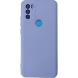 General Mobile Gm 21 Plus Kılıf Nano Içi Kadife Silikon - LILA-(5796)