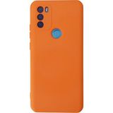 General Mobile Gm 21 Plus Kılıf Nano Içi Kadife Silikon - TURUNCU-(5796)