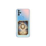 General Mobile GM 21 Pro ile Uyumlu Burç Kartları Aslan Tasarımlı Şeffaf Silikon Kılıf