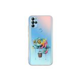 General Mobile GM 21 Pro ile Uyumlu Splash Bukalemun Tasarımlı Şeffaf Silikon Kılıf