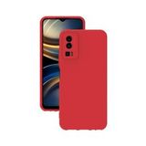 General Mobile GM 23 Kılıf Kamera Korumalı Silikon Rubber Arka Kapak Kırmızı