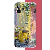 General Mobile Gm 24 Pro Uyumlu Sarı Mobilet Baskılı Silikon Kılıf