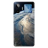 General Mobile GM 26 Pro (G903) ile Uyumlu Yer Küre Temalı Desenli Darbe Emici Silikon Kılıf, Çok Renkli