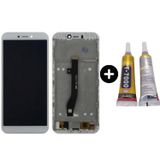 General Mobile Gm 8 Go Uyumlu Çıtalı A Kalite Lcd Ekran Dokunmatik Beyaz + B7000