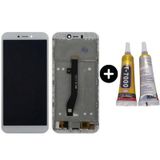 General Mobile Gm 8 Go Uyumlu Çıtalı Lcd Ekran Dokunmatik Beyaz + B7000