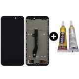 General Mobile Gm 8 Go Uyumlu Çıtalı Orjinal Lcd Ekran Dokunmatik Siyah + B7000