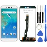 General Mobile Gm 8 Go Uyumlu Lcd Ekran Dokunmatik Beyaz + Tamir Seti