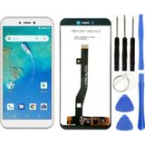 General Mobile Gm 8 Go Uyumlu Oled Lcd Ekran Dokunmatik Beyaz + Tamir Seti