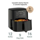 General Mobile Gm Air Fryer 5 Litre Yağsız Fritöz ( Türkiye Garantili)