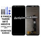 General Mobile GM8 Lcd Ekran + Dokunmatik Siyah