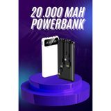 General Powerbank 20.000 Mah Hızlı Şarj Özellikli Taşınabilir USB Girişli - Çok Renkli