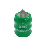 General Sertec - 3.6V 3S1P 80 Mah 2 Pin Nı-Mh Buton Pil - 1 Adet