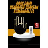 General Uzaktan Kumandalı Araba Parmak Hareketi Işığı Parmak Işığı LED Araba Arka Pencere - 1 m - Çok Renkli