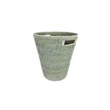 Generic Hasır Atık Kağıt Kutusu Bej Renk Çap 33/22X36 Cm A Tek Ebat Bg Gg411