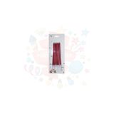 Generic ND MUM 18CM İNCE UZUN 6 LI KIRMIZI gnsRKFaz1055