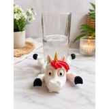 Generic Pawodi Hareketli Unicorn Bardak Altlığı 3D Baskı Şaşkın Unicorn Coaster Bardak Konunca Hareket Eden Dekoratif Kahve Çay Kupa Altlığı Masa Aksesuarı Hediye - 1