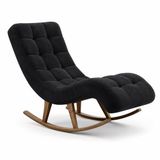 Generic Smarto Relax Napoli Sallanan Ergonomik Dinlenme Koltuğu TV Koltuğu Berjer (Siyah)
