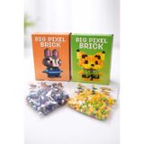 Generica 2 li Big Pixel Bricks Mini Blok Oyuncak Seti – Nick ve Judy zootropolis Piksel Blok Figür, Kutulu,